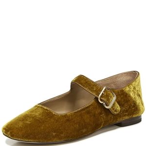 Michaela Mary Jane Flats in Saffron